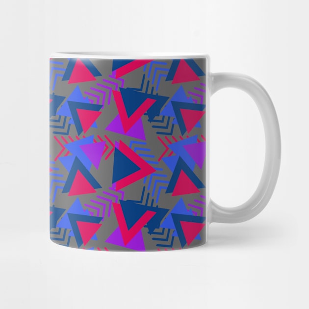 Vibrant Abstract Triangle Pattern by PrimalWarfare